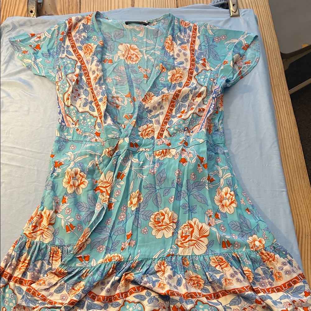 Floral V-Neck Dress
